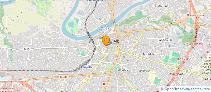 localisation de l'entreprise CHEMIN DE LABACH à ALBI