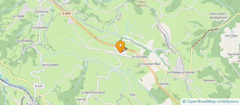 localisation de l'entreprise CHEMIN DE LIEN ET D'ESPOIR AVEC FABIEN  AUZITS