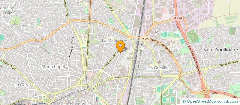 localisation de l'entreprise CHEMIN DE NUIT  DIJON