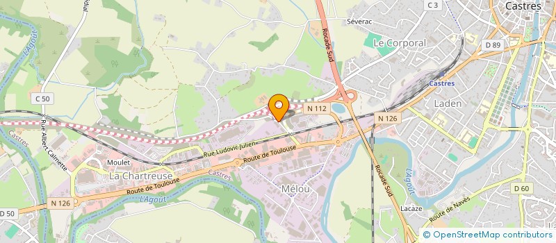 localisation de l'entreprise CHEMIN DE SAINT PALAIS  CASTRES