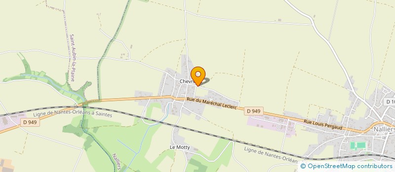 localisation de l'entreprise CHEMIN DE SAUGET  NALLIERS