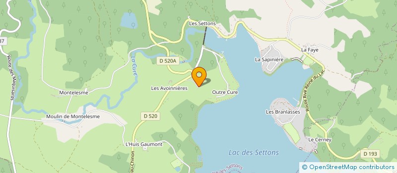 localisation de l'entreprise CHEMIN DE SOI à MONTSAUCHE-LES-SETTONS