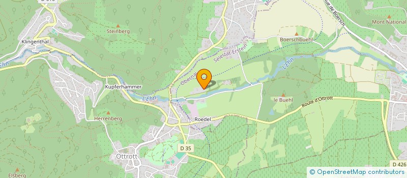 localisation de l'entreprise CHEMIN DES AULNES à OBERNAI