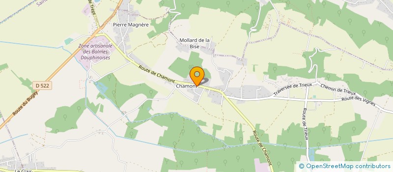 localisation de l'entreprise CHEMIN DES BERGERS  SAINT-CHEF