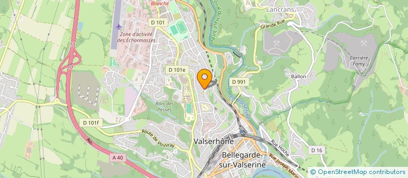 localisation de l'entreprise CHEMIN DES ERABLES à VALSERHONE