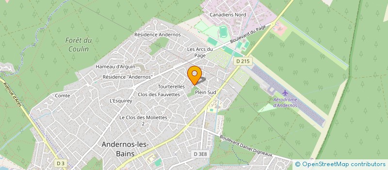 localisation de l'entreprise CHEMIN DES LAPINS  ANDERNOS-LES-BAINS