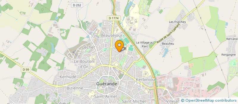 localisation de l'entreprise CHEMIN DES MARMOTTES  GUERANDE