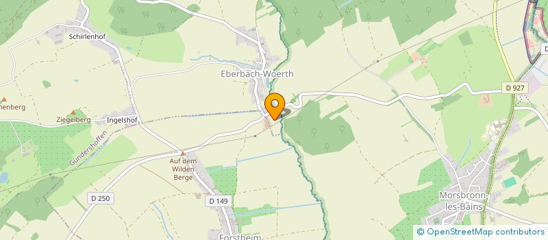 localisation de l'entreprise CHEMIN DES PLUMES DU JUNGWALD  GUNDERSHOFFEN