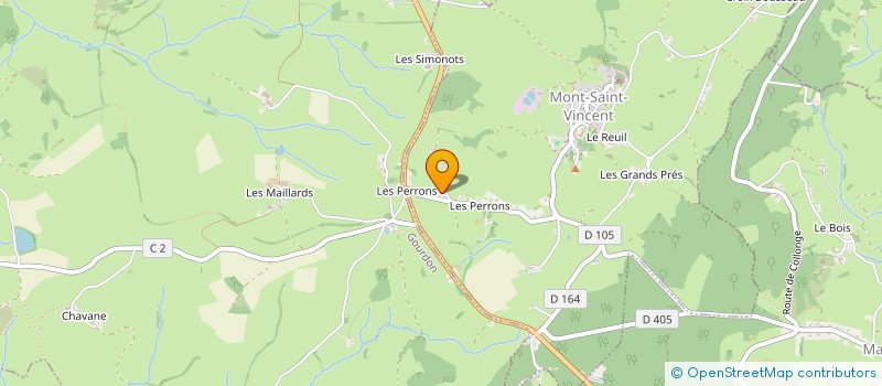 localisation de l'entreprise CHEMIN DES ROSIERS  MONT-SAINT-VINCENT