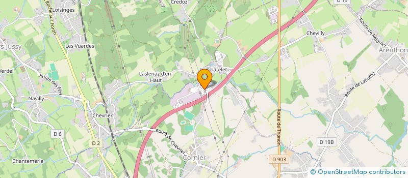 localisation de l'entreprise CHEMIN DU COLLET  CORNIER