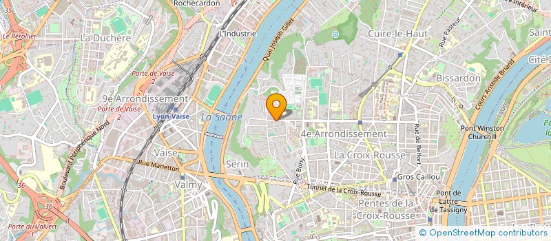 localisation de l'entreprise CHEMIN DU CORPS  LYON