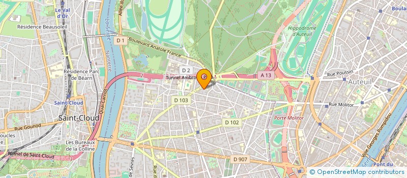 localisation de l'entreprise CHEMIN DU CROLE à BOULOGNE-BILLANCOURT