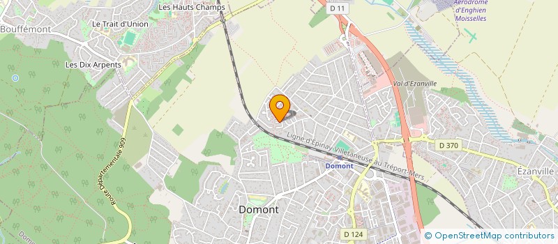 localisation de l'entreprise CHEMIN DU HARAS  DOMONT