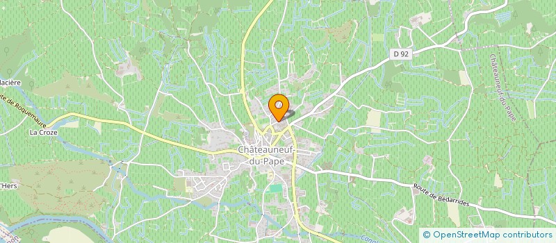 localisation de l'entreprise CHEMIN DU PEAGE  CHATEAUNEUF-DU-PAPE