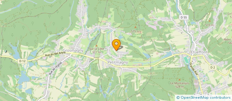 localisation de l'entreprise CHEMIN DU QUET  PETITMAGNY
