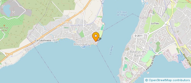 localisation de l'entreprise CHEMIN DU ROUQUIER  BOUZIGUES