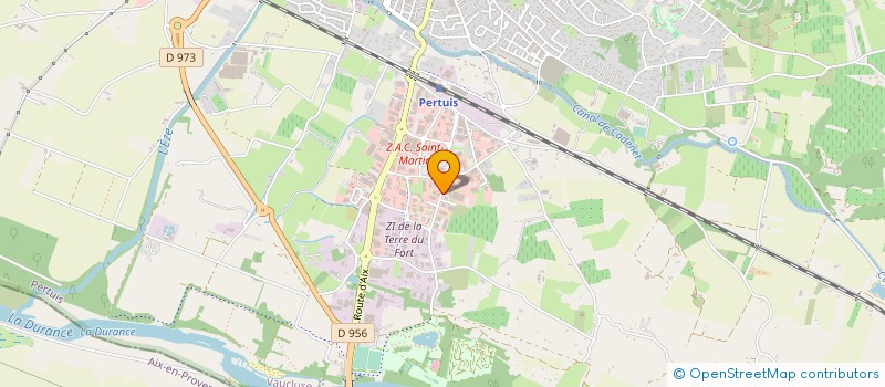 localisation de l'entreprise CHEMIN DU SUD  PERTUIS