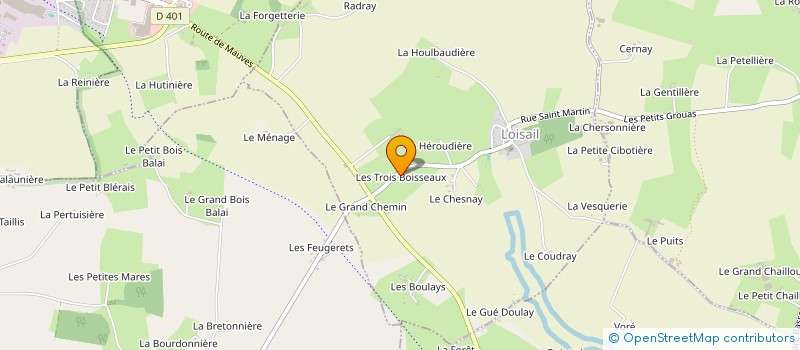 localisation de l'entreprise CHEMIN DUBOIS BLANC à COURGEON