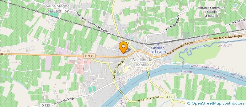 localisation de l'entreprise CHEMIN FAISANT à CASTILLON-LA-BATAILLE