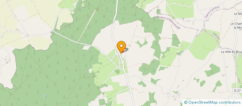 localisation de l'entreprise CHEMIN FORMATION  PLOEUC-L'HERMITAGE