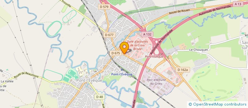 localisation de l'entreprise CHEMIN-LAMORINIERE  PONT L'EVEQUE