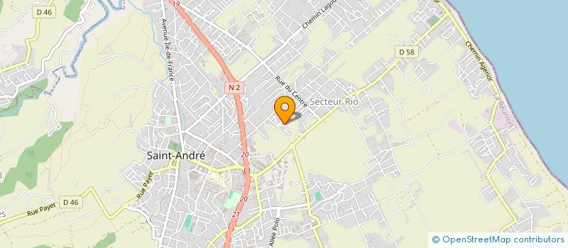 localisation de l'entreprise CHEMIN MAUNIER CITY à SAINT-ANDRE