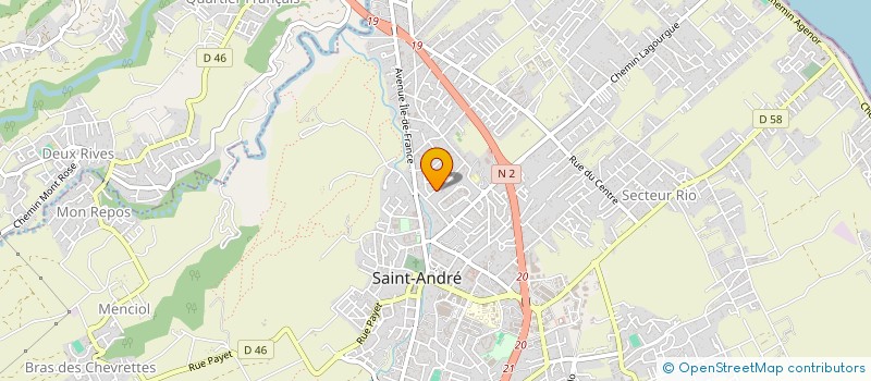 localisation de l'entreprise CHEMIN RIO ASSOCIATION DEVELLOPEMENT ANIMATION SOCIAL à SAINT-ANDRE