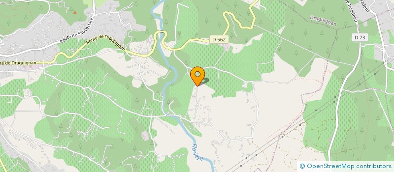 localisation de l'entreprise CHEMIN SAINT HUBERT  LORGUES