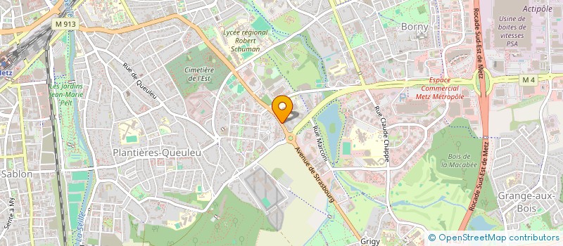 localisation de l'entreprise CHEMIN SOUS LES VIGNES à METZ