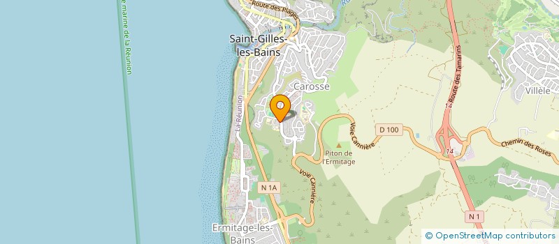 localisation de l'entreprise CHEMIN SUMMER  SAINT-PAUL