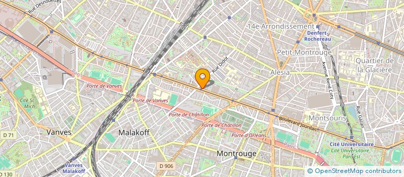 localisation de l'entreprise CHEMIN VERT  PARIS