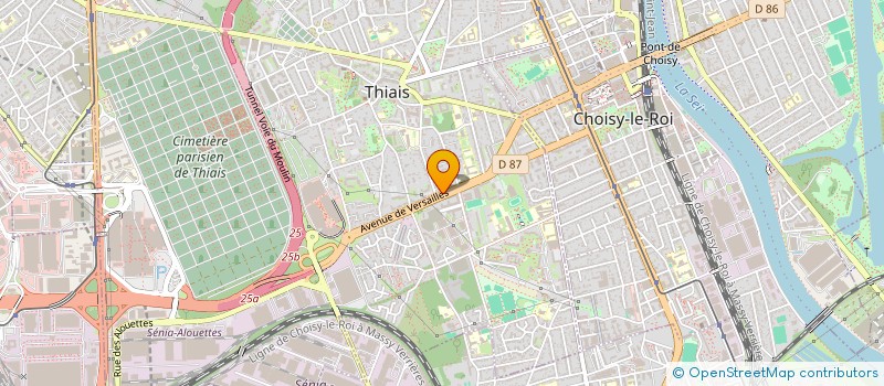 localisation de l'entreprise CHEMIN VERT à THIAIS