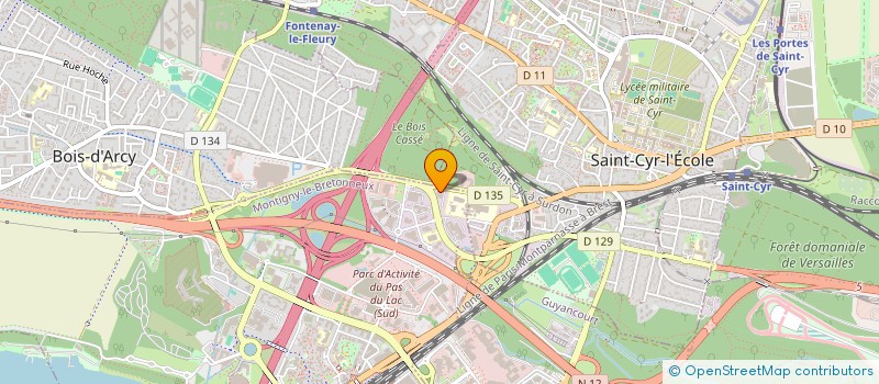 localisation de l'entreprise CHEMIN VERT  MONTIGNY-LE-BRETONNEUX