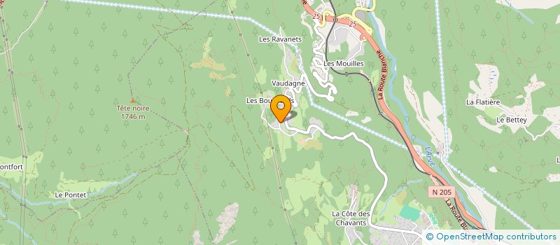 localisation de l'entreprise CHEMIN VILLAZ  LES HOUCHES