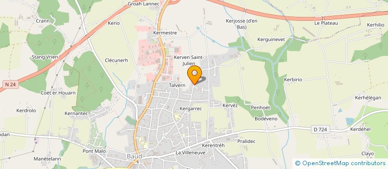 localisation de l'entreprise CHEMINAGE  VAL D'OUST