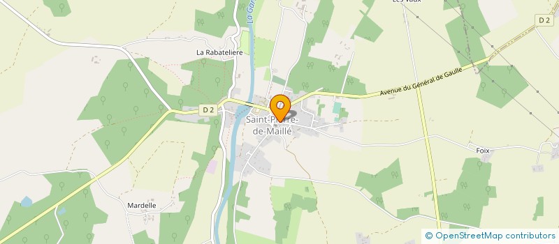 localisation de l'entreprise CHEMINARD  SAINT-PIERRE-DE-MAILLE