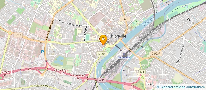 localisation de l'entreprise CHEMINEE CENTER IV à THIONVILLE