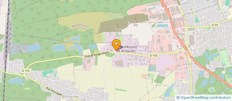 localisation de l'entreprise CHEMINEE SPRINGER  CERNAY