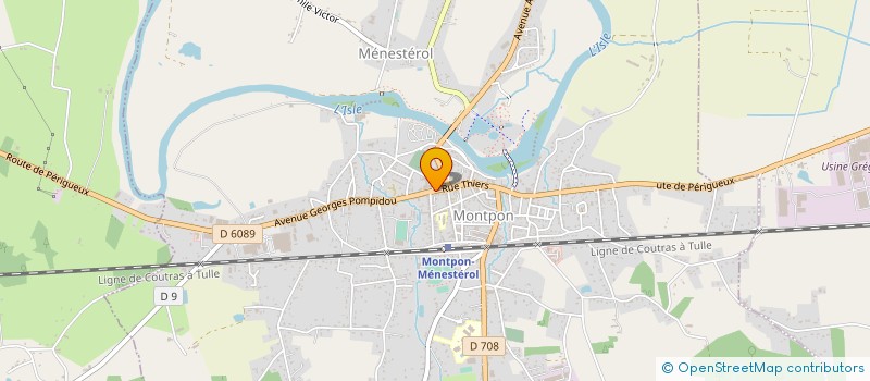 localisation de l'entreprise CHEMINEES 3 M  MONTPON-MENESTEROL