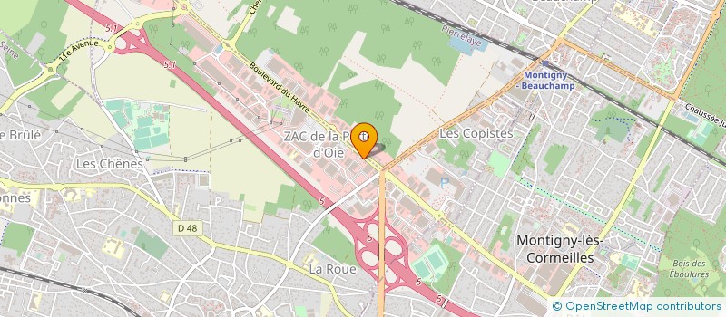 localisation de l'entreprise CHEMINEES 78 à HERBLAY-SUR-SEINE