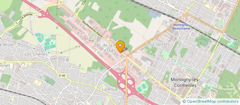 localisation de l'entreprise CHEMINEES 95 à HERBLAY-SUR-SEINE