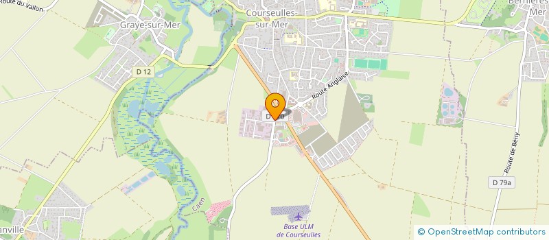 localisation de l'entreprise CHEMINEES BENOIST  COURSEULLES-SUR-MER