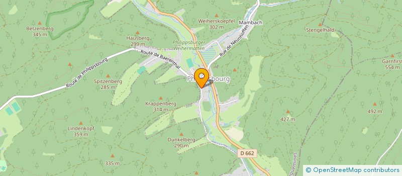 localisation de l'entreprise CHEMINEES CONCEPT à PHILIPPSBOURG