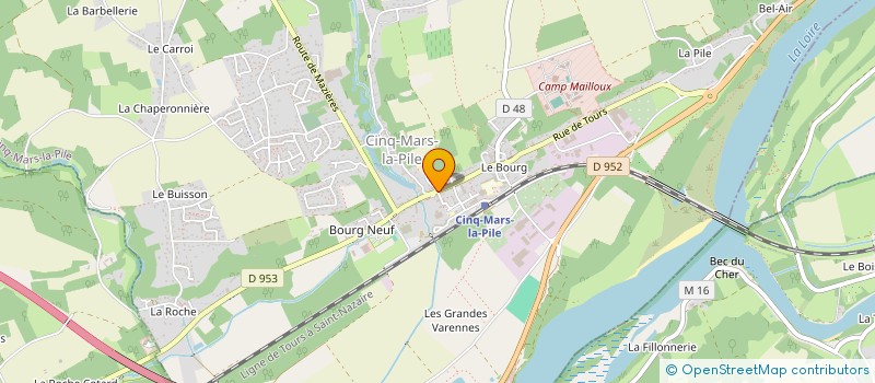 localisation de l'entreprise CHEMINEES CONFORT à CINQ-MARS-LA-PILE