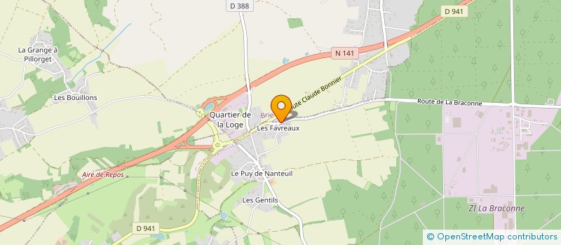 localisation de l'entreprise CHEMINEES DE LA CHENAIE à MORNAC