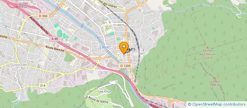 localisation de l'entreprise CHEMINEES DESGRANGES  CLUSES