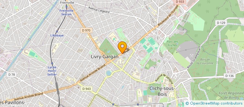 localisation de l'entreprise CHEMINEES DIFFUSION à LIVRY GARGAN