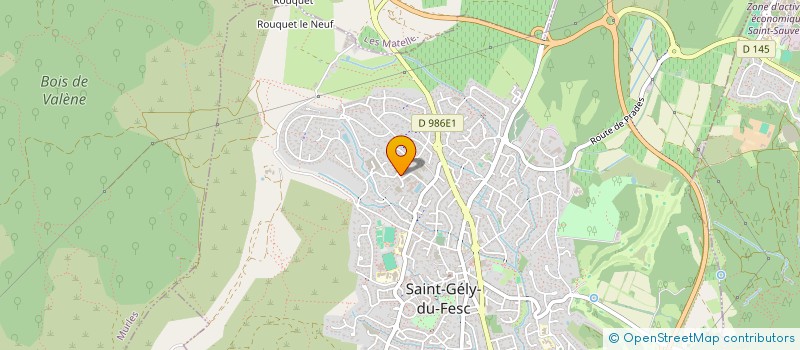 localisation de l'entreprise CHEMINEES ET CUISINES DIFFUSION  SAINT-CLEMENT-DE-RIVIERE