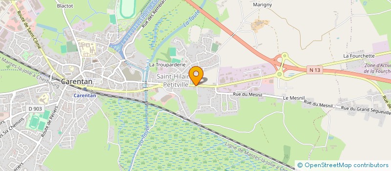 localisation de l'entreprise CHEMINEES GLG à CARENTAN-LES-MARAIS