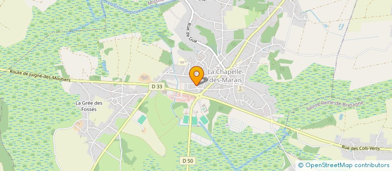 localisation de l'entreprise CHEMINEES GUIHARD à LA CHAPELLE-DES-MARAIS